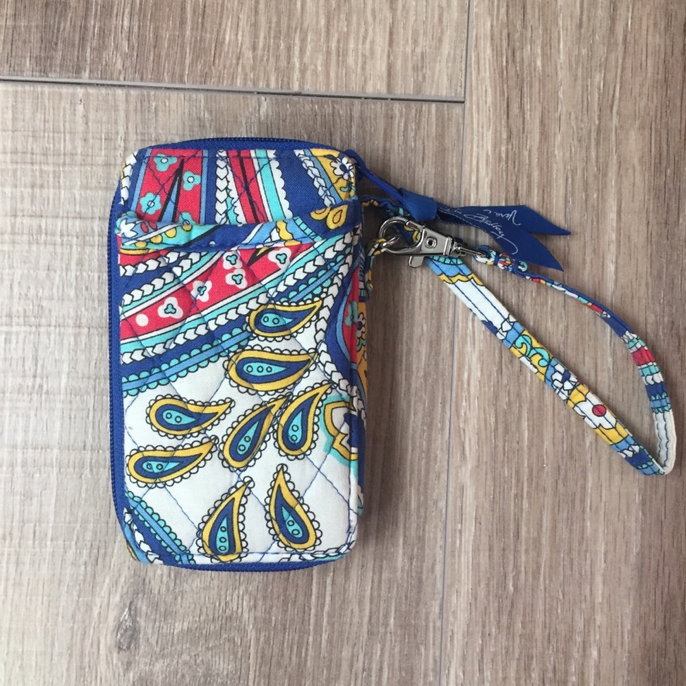 Marina paisley Vera Bradley all in one wristlet